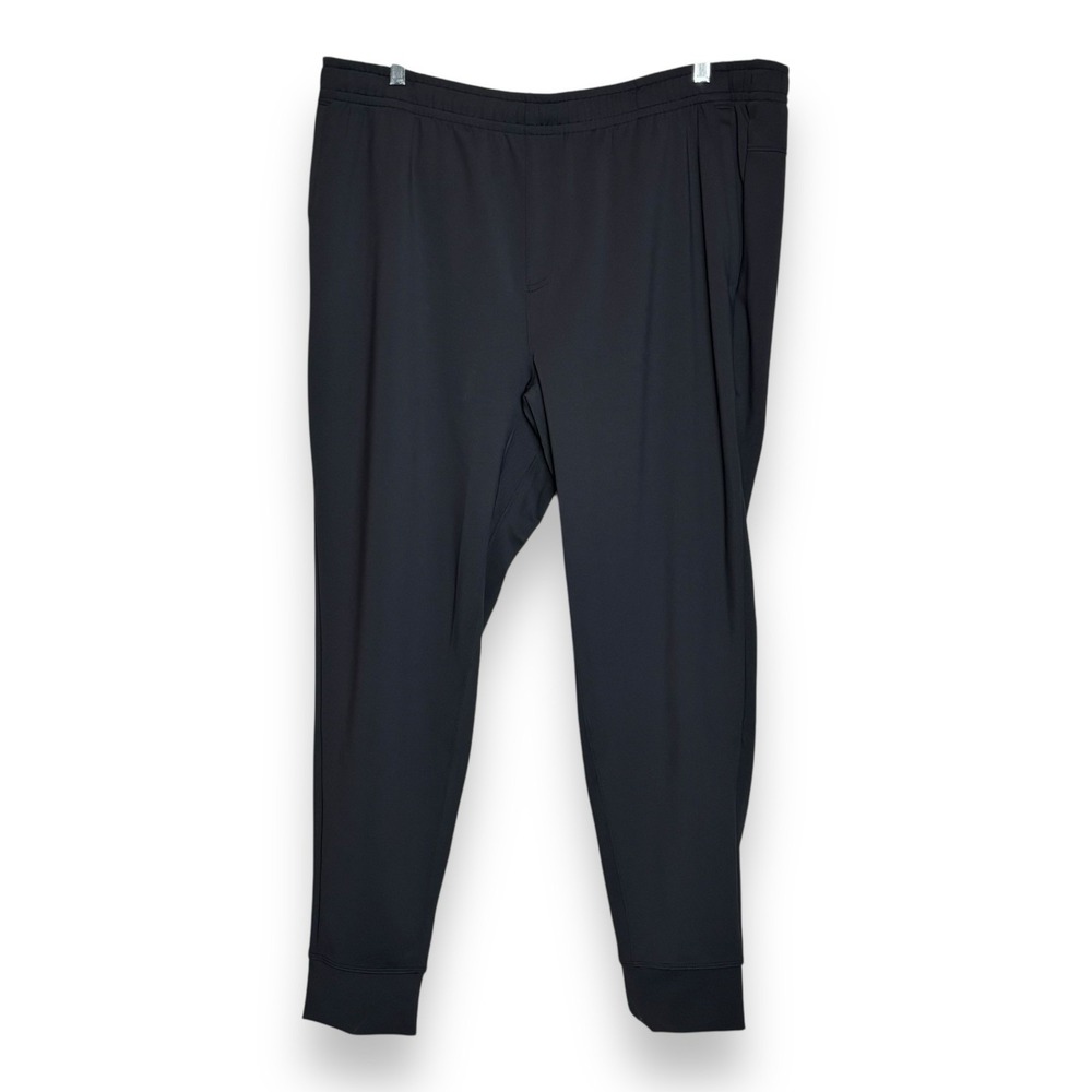 Rhone Spar Jogger Pants Men's 2XL Black Gym Lifting Drawstring Elastic Waist New